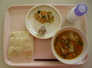11月21日給食(小学部の量)