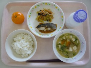 11月27日給食(小学部の量)