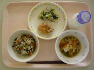 11月28日給食(小学部の量)