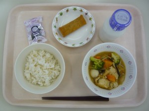 12月11日給食(小学部の量)