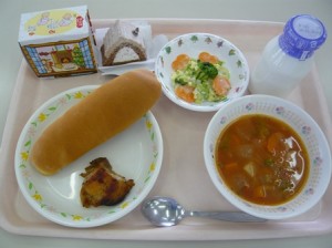 12月17日給食(小学部の量)