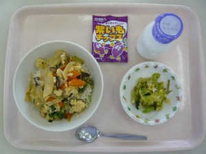 12月1日給食(小学部の量)