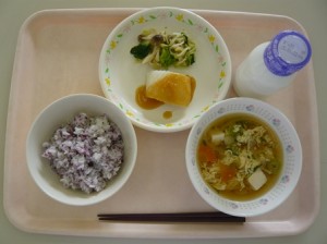 1月13日給食(小学部の量)