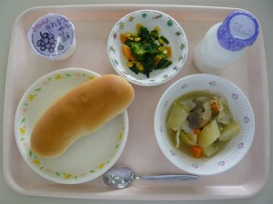1月14日給食(小学部の量)
