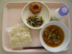 1月16日給食(小学部の量)