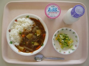 1月27日給食(小学部の量)