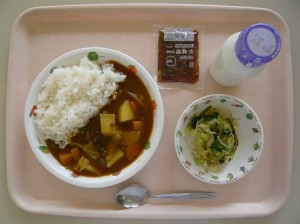 1月9日給食(小学部の量)