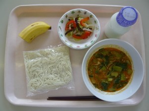 2月13日給食(小学部の量)