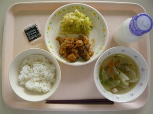 2月16日給食(小学部の量)