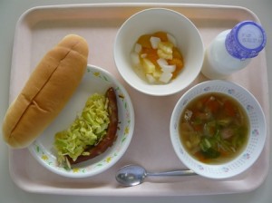 2月18日給食(小学部の量)