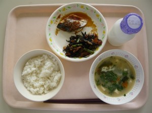 2月24日給食(小学部の量)