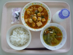 2月26日給食(小学部の量)
