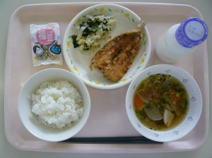 2月3日給食(小学部の量)