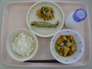 3月19日給食(小学部の量)