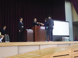修了証授与１