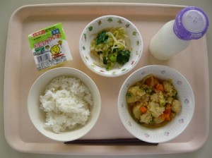 4月14日給食(小学部の量)