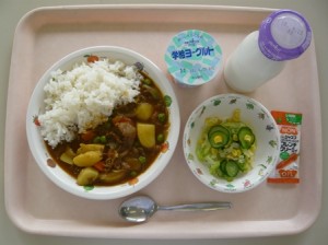 4月16日給食(小学部の量)