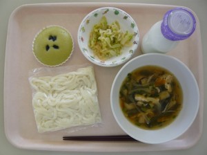 4月17日給食(小学部の量)