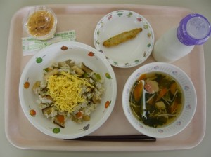 4月21日給食(小学部の量)