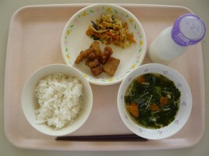 4月27日給食(小学部の量)