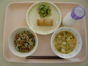 5月11日給食(小学部の量)