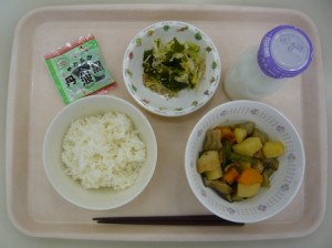 5月12日給食(小学部の量)