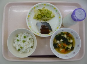 5月14日給食(小学部の量)