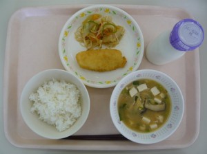 5月22日給食(小学部の量)