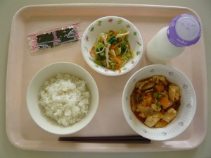 5月7日給食(小学部の量)