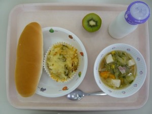 6月10日給食(小学部の量)