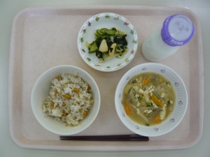 6月11日給食(小学部の量)