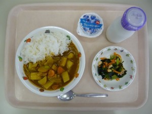 6月22日給食(小学部の量)