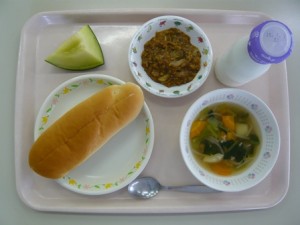 6月24日給食(小学部の量)