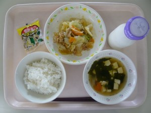 6月30日給食（小学部の量）