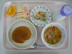 6月3日給食(小学部の量)