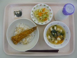 6月9日給食(小学部の量)