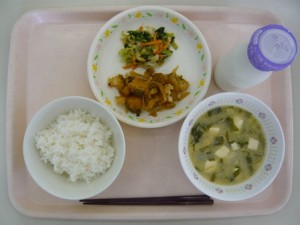 7月13日給食(小学部の量)