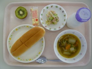 7月15日給食(小学部の量)