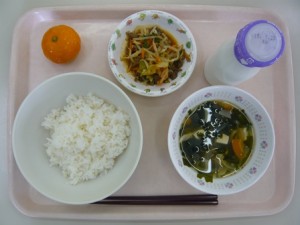 7月16日給食(小学部の量)