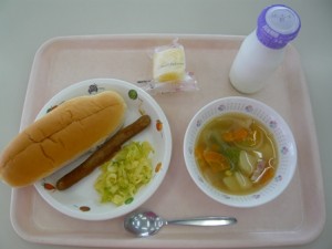 7月1日給食(小学部の量)