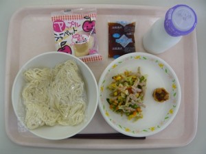 7月3日給食(小学部の量)