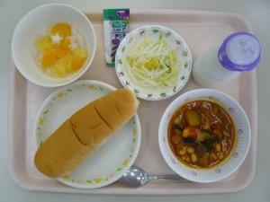 7月8日給食(小学部の量)