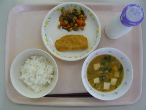 9月14日給食(小学部の量)