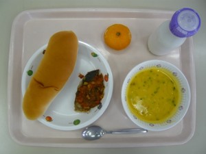 9月16日給食(小学部の量)