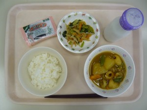 9月17日給食(小学部の量)