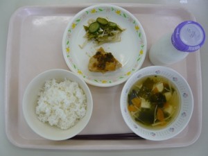 9月24日給食(小学部の量)
