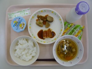 9月25日給食(小学部の量)