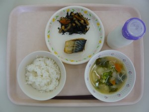 9月28日給食(小学部の量)