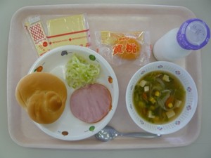 9月29日給食(小学部の量)