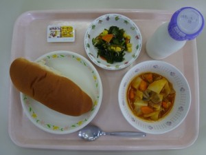 9月2日給食(小学部の量)